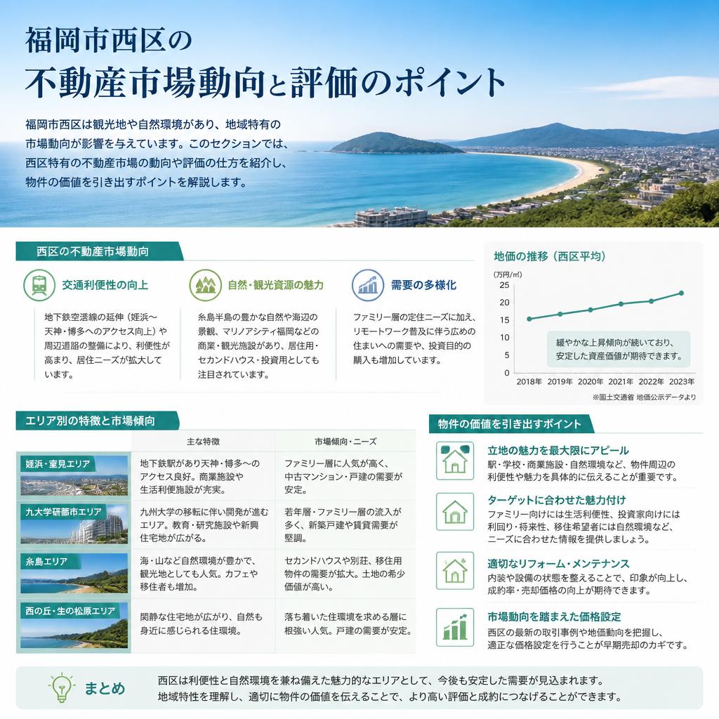 福岡市西区の不動産市場の特性