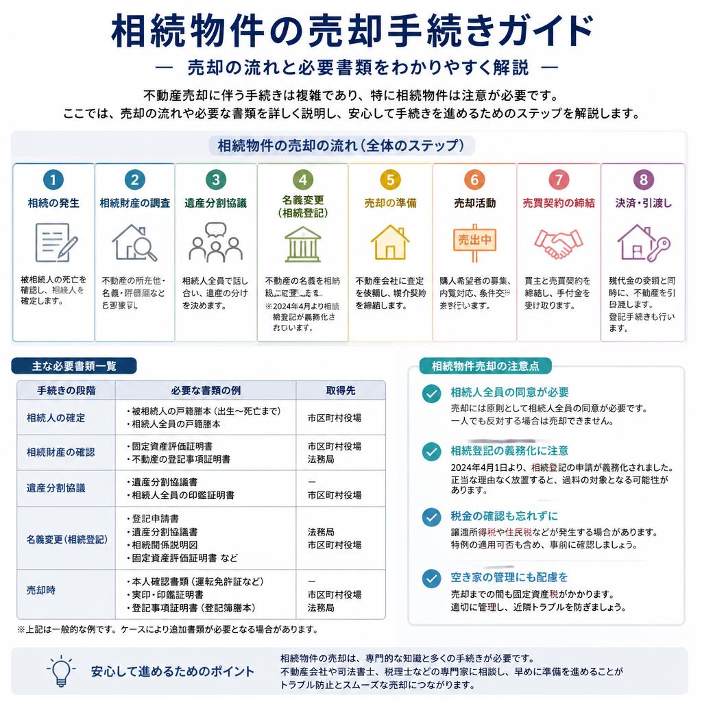 安心・安全な売却手続きの流れ