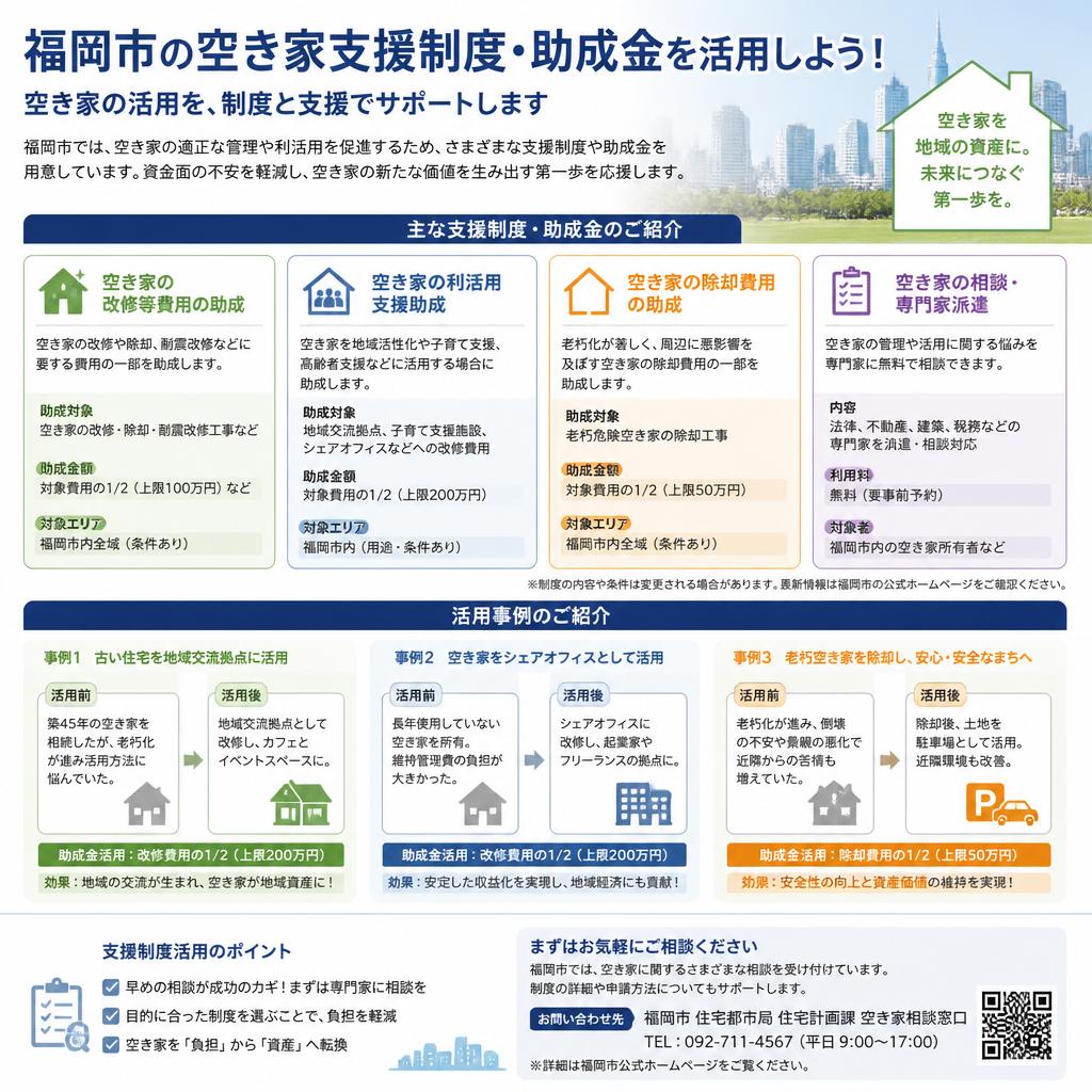 福岡市の支援制度と活用事例
