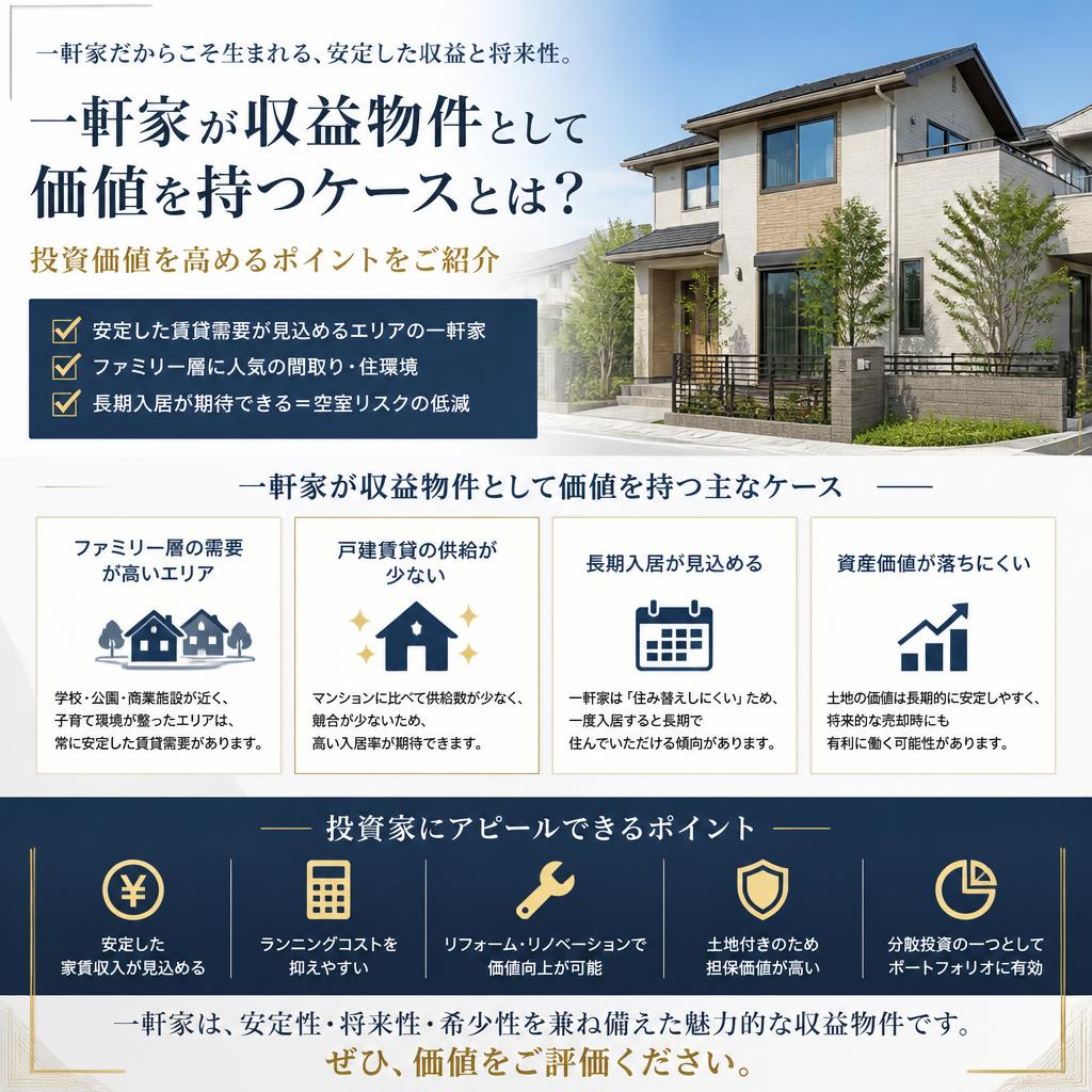 収益物件としての魅力を引き出す