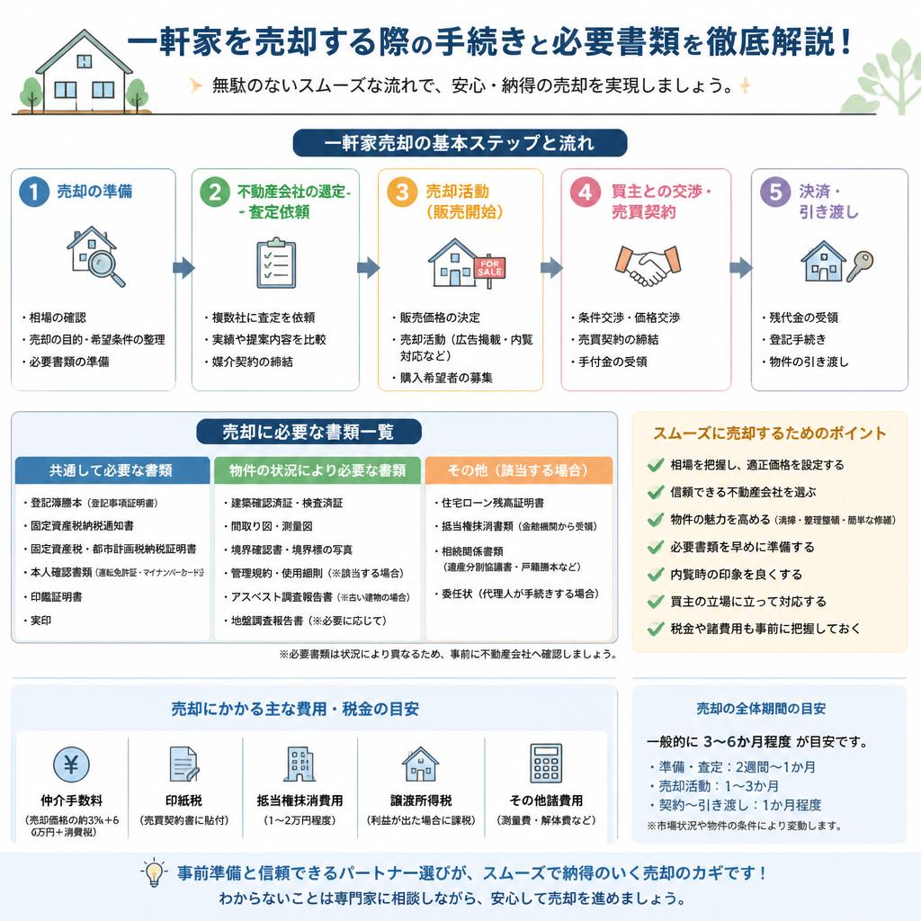 スムーズな売却手続きの流れ