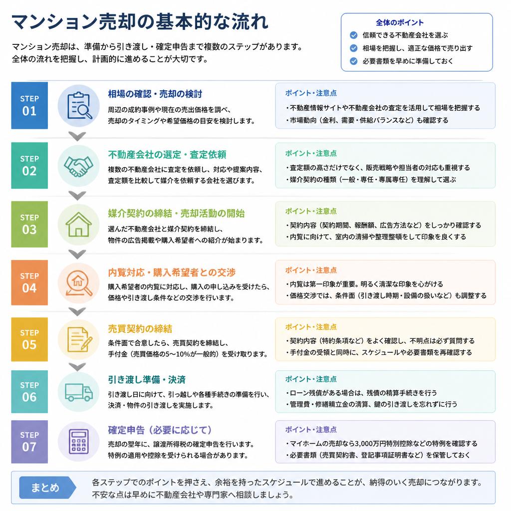 2. 売却の流れを確認する