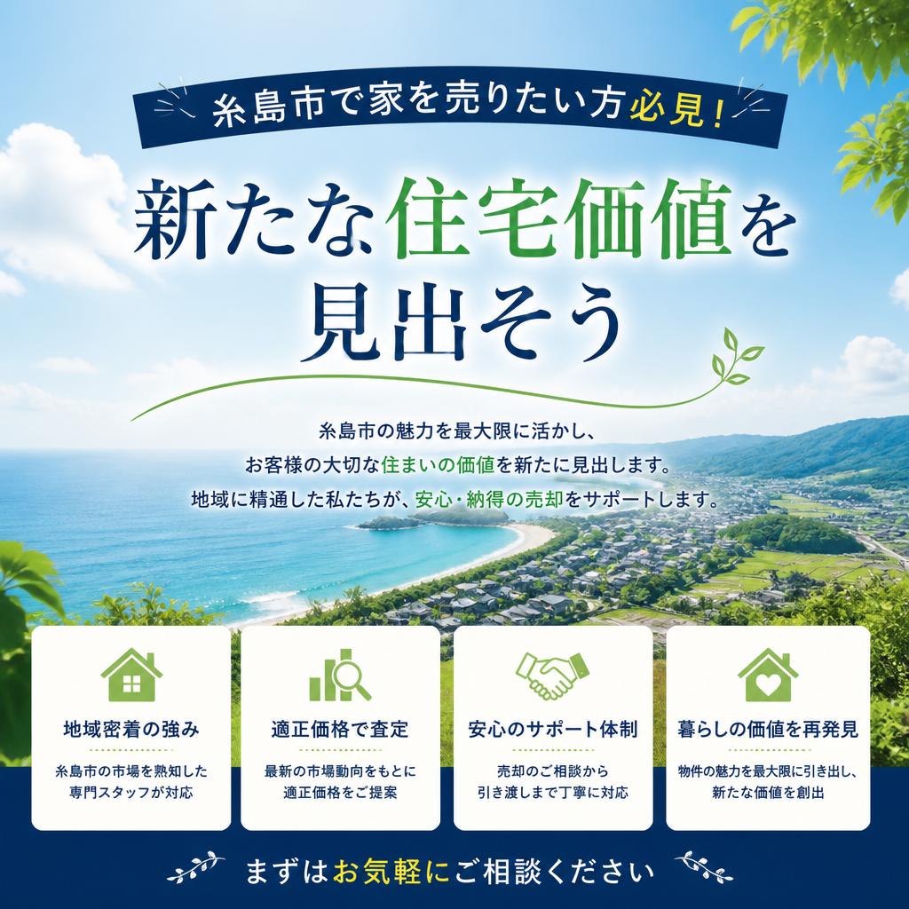 糸島市で家を売りたい方必見！新たな住宅価値を見出そう