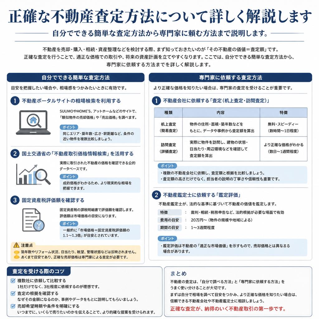 4. 不動産査定方法を知ろう