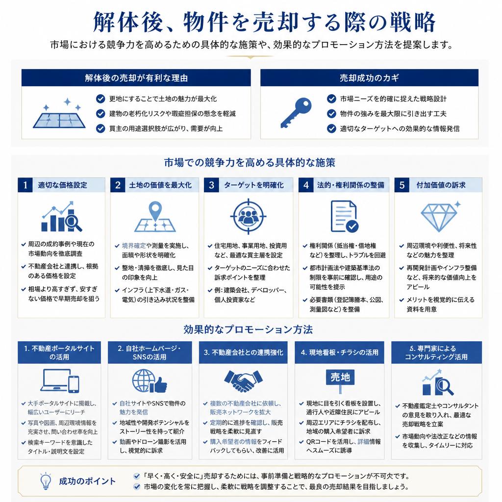 4. 解体後の売却戦略