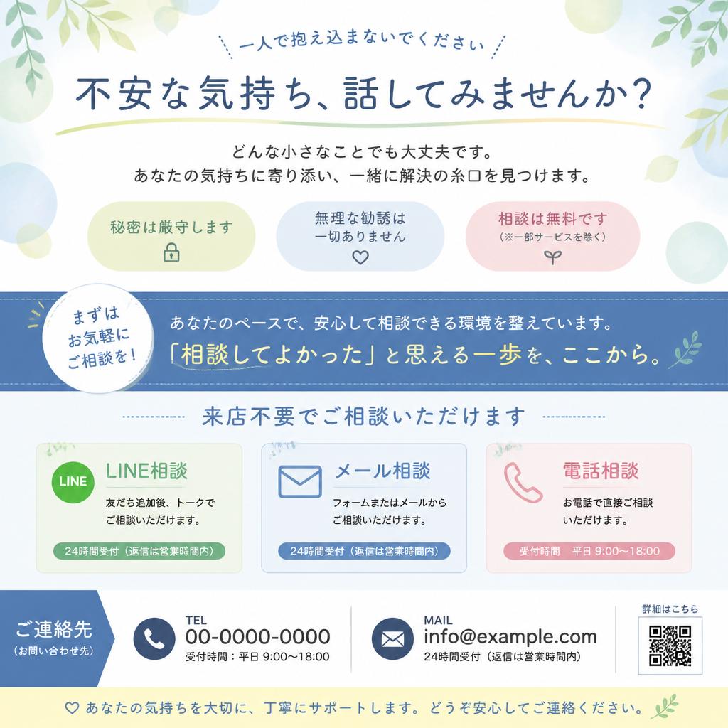 今すぐお問い合わせを！