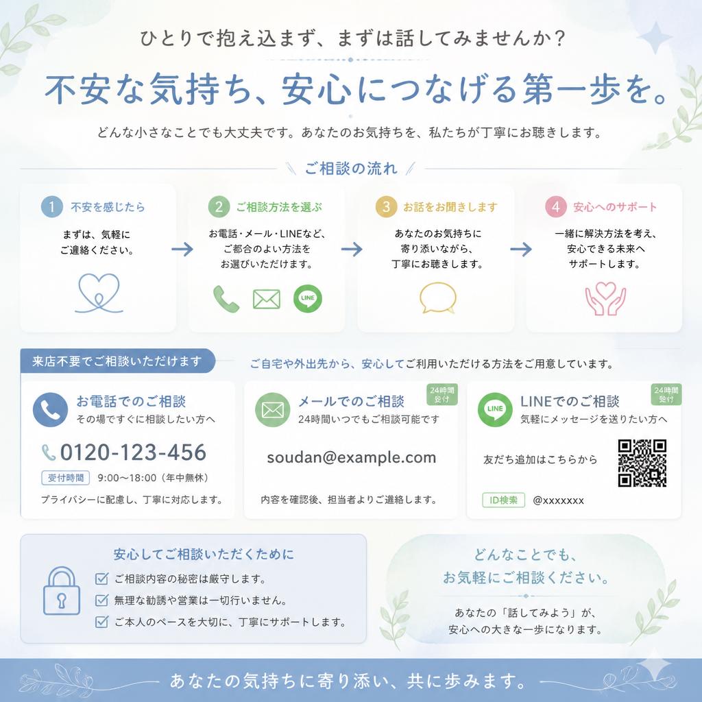 今すぐお問い合わせを！