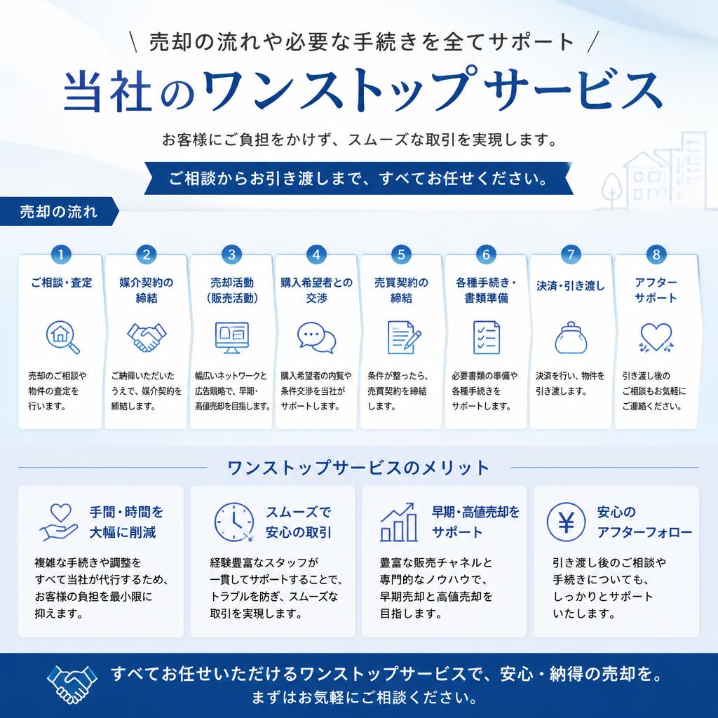 安心のワンストップサービスとは？