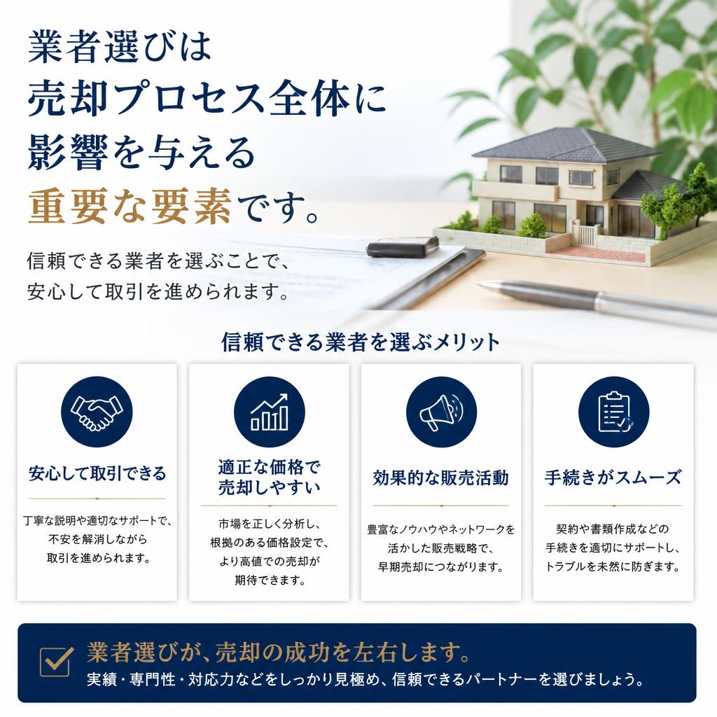 信頼できる業者を選ぶべき理由