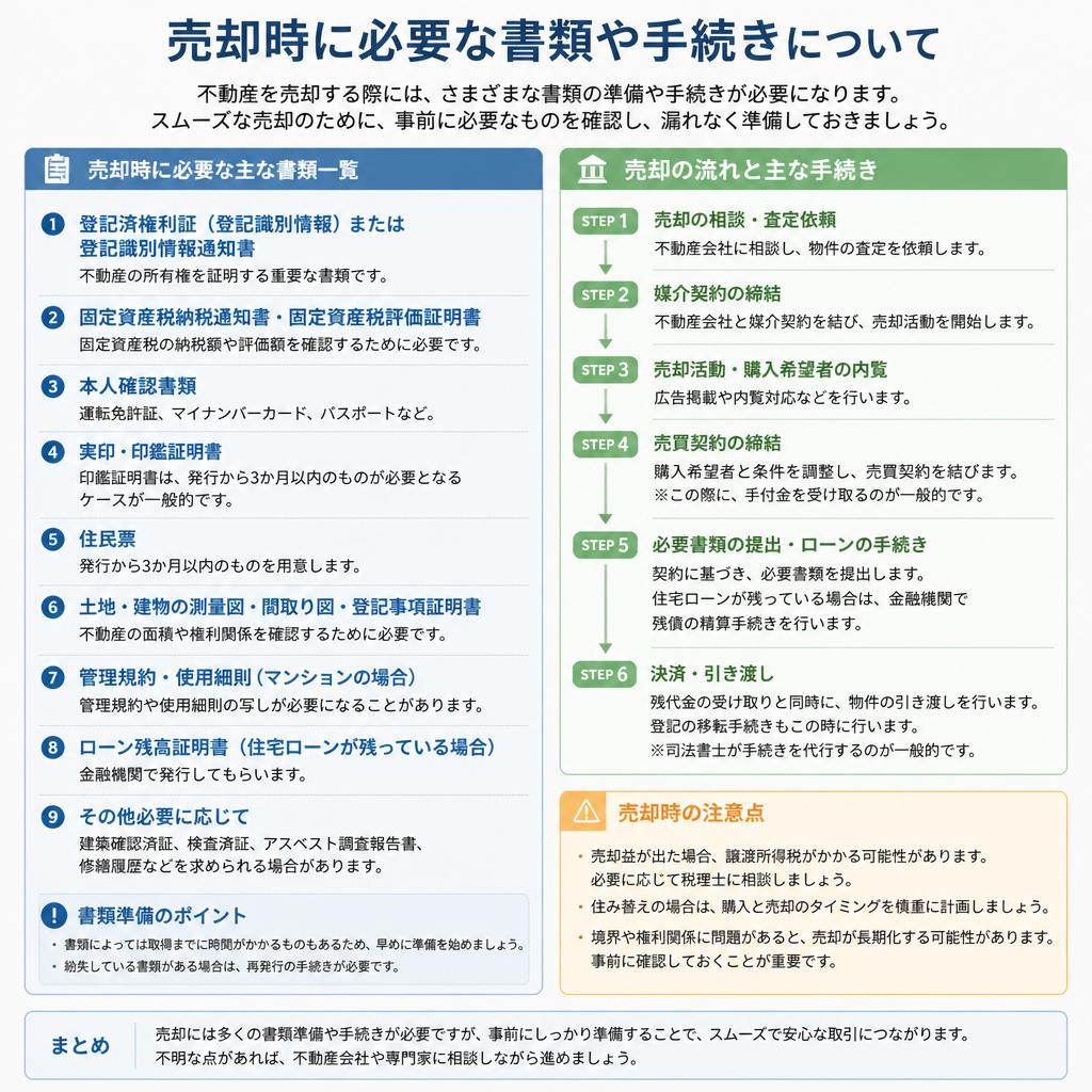 必要書類と手続きの詳細