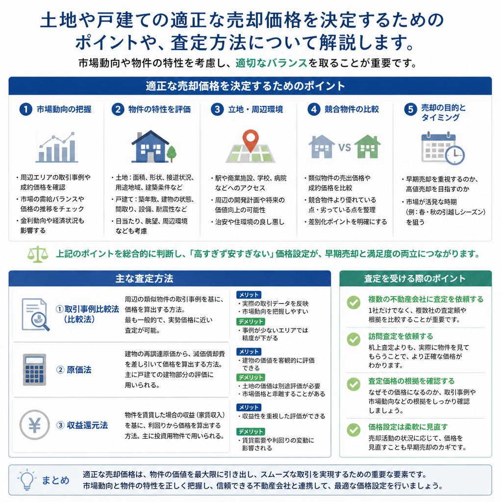 売却価格の決定方法