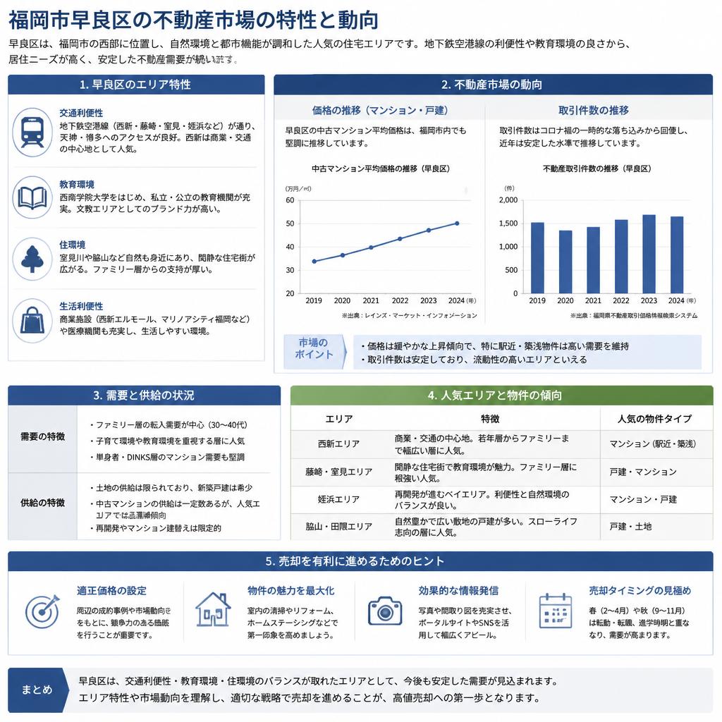 早良区特有の市場動向