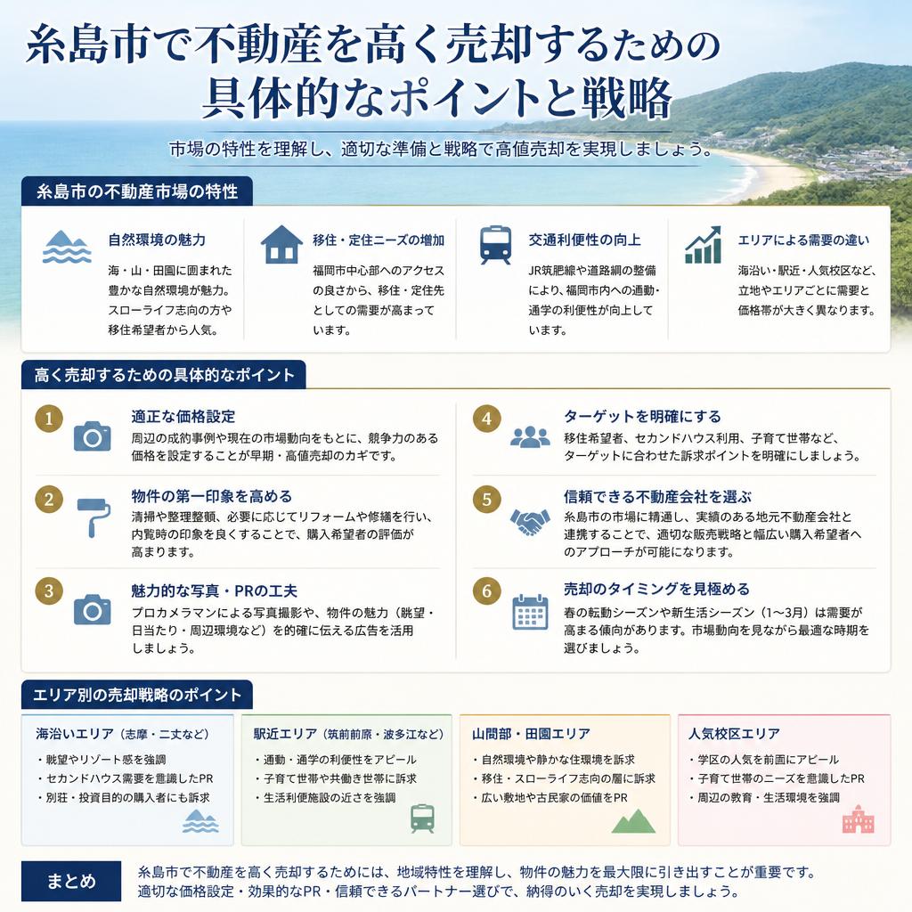 高く売却するためのポイント
