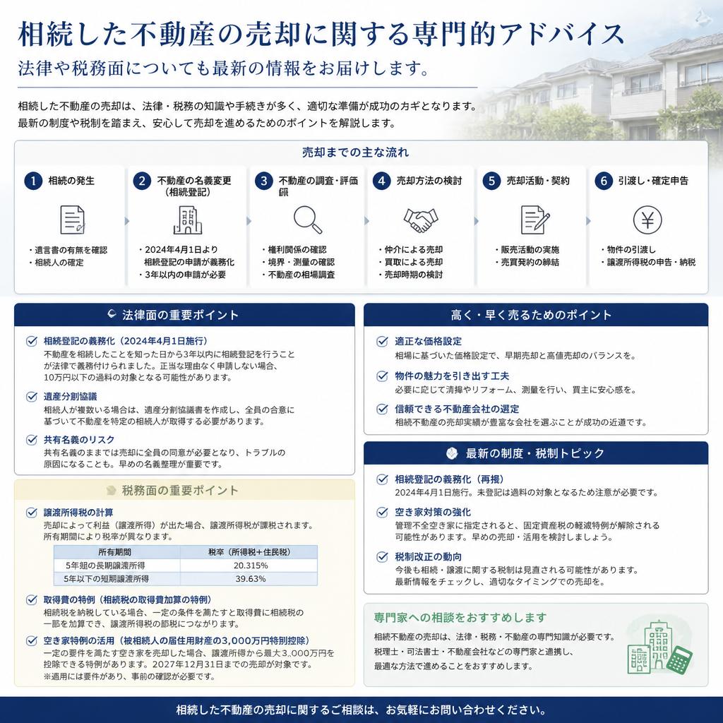 5. 相続物件の売却サポート