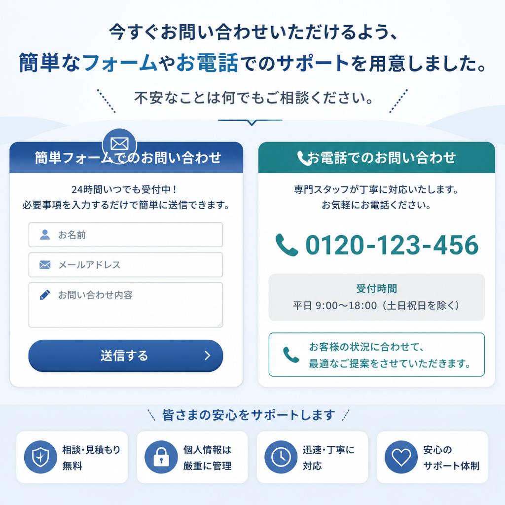 7. お問い合わせ・無料相談