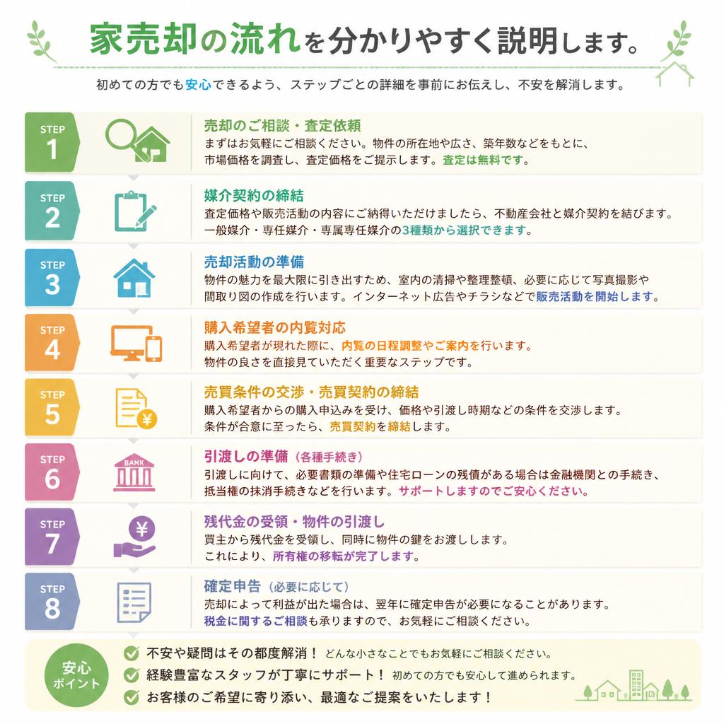 4. 売却手続きの流れを徹底解説!