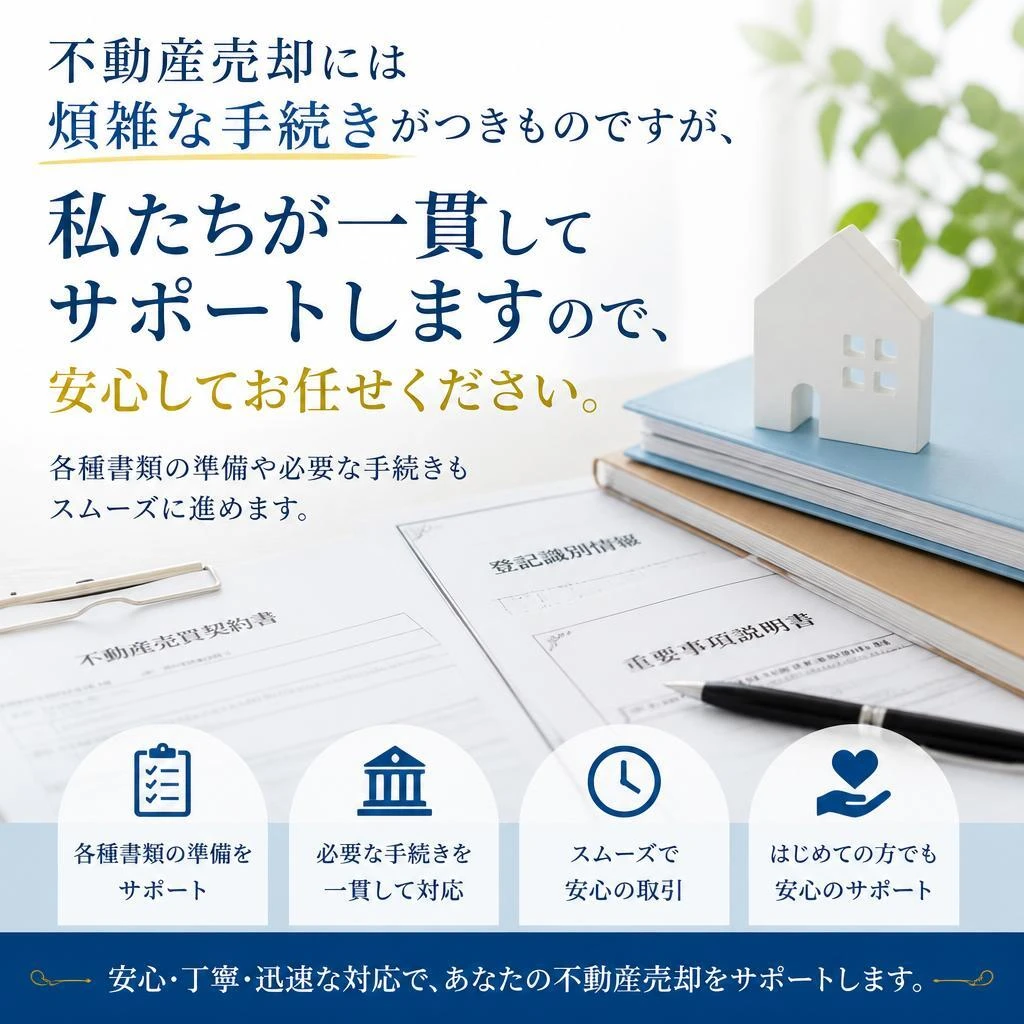 スムーズな手続きで不安を解消