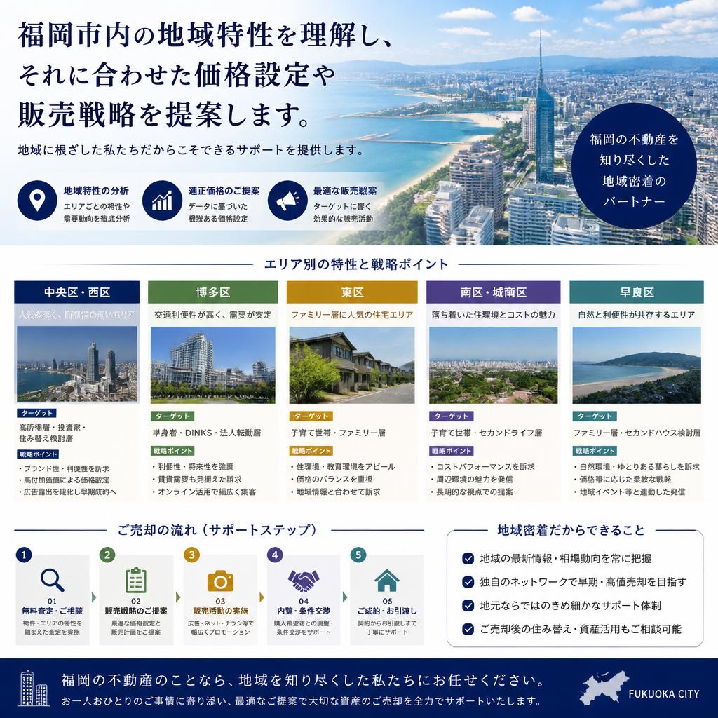 地域密着型のサポート体制