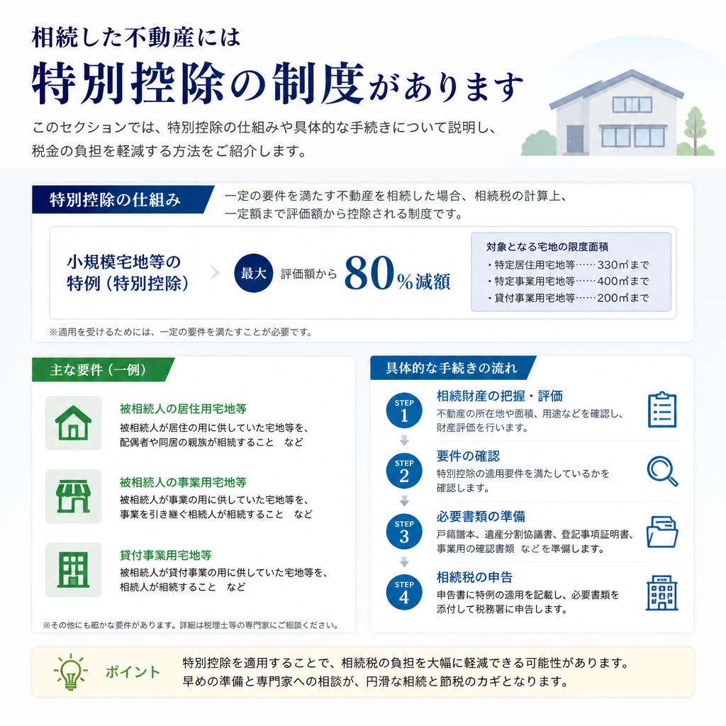 相続不動産での特別控除を理解する