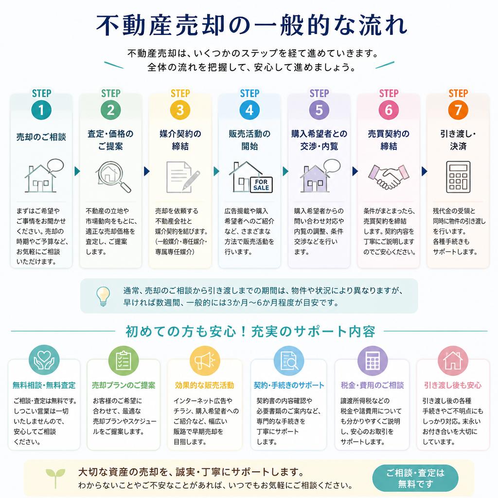 3. 売却の流れを解説
