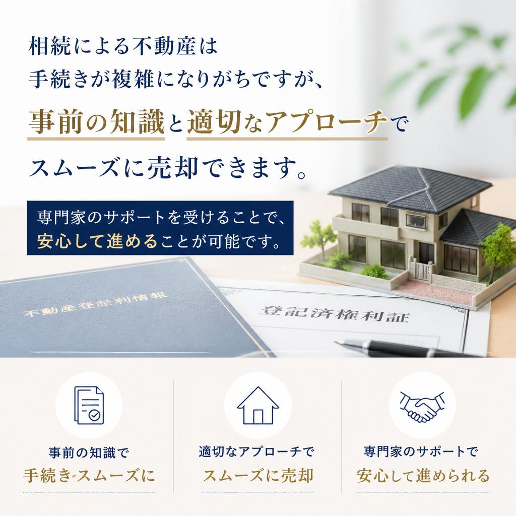 相続物件をスムーズに売却するには？