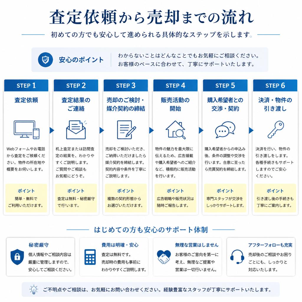 4. 物件査定の流れ