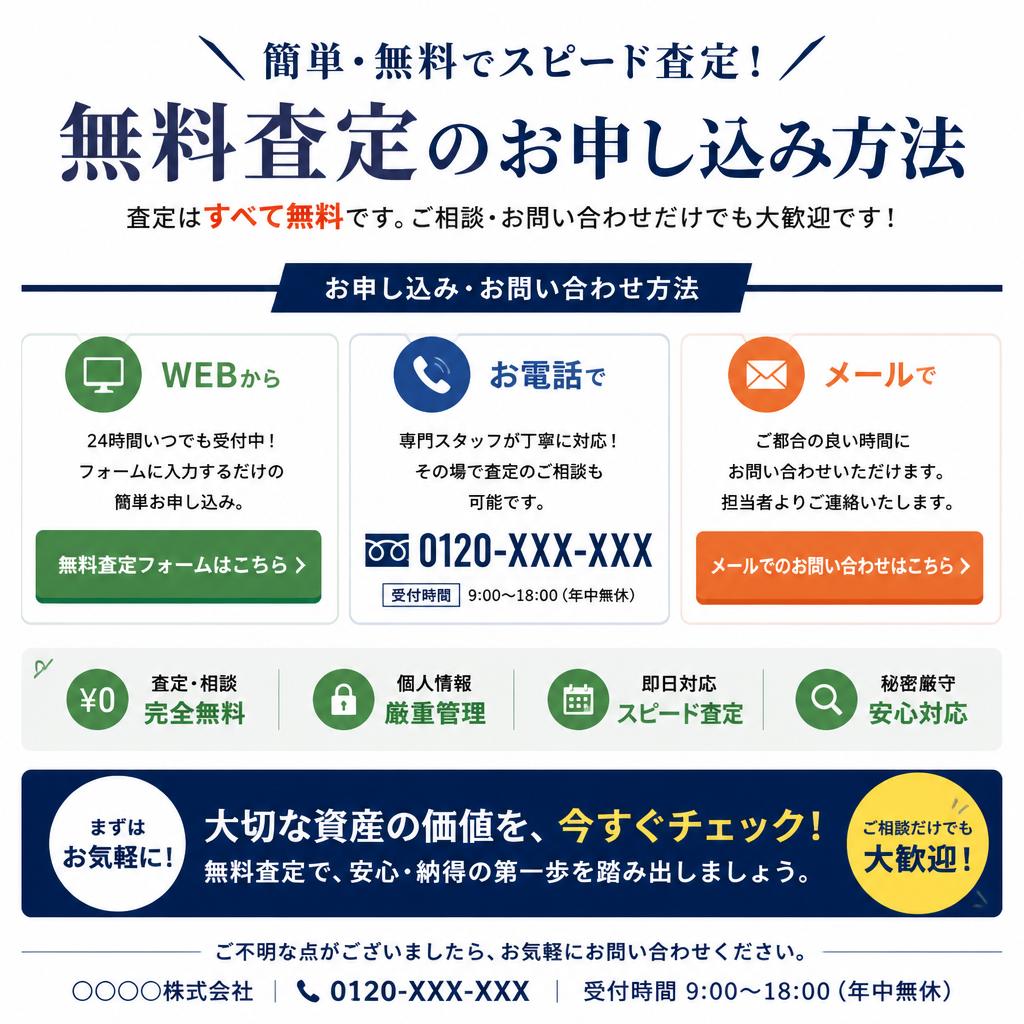 7. 今すぐ無料査定を依頼しよう！