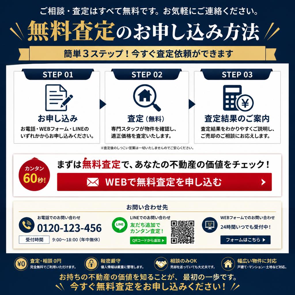 7. 今すぐ無料査定を依頼しよう！