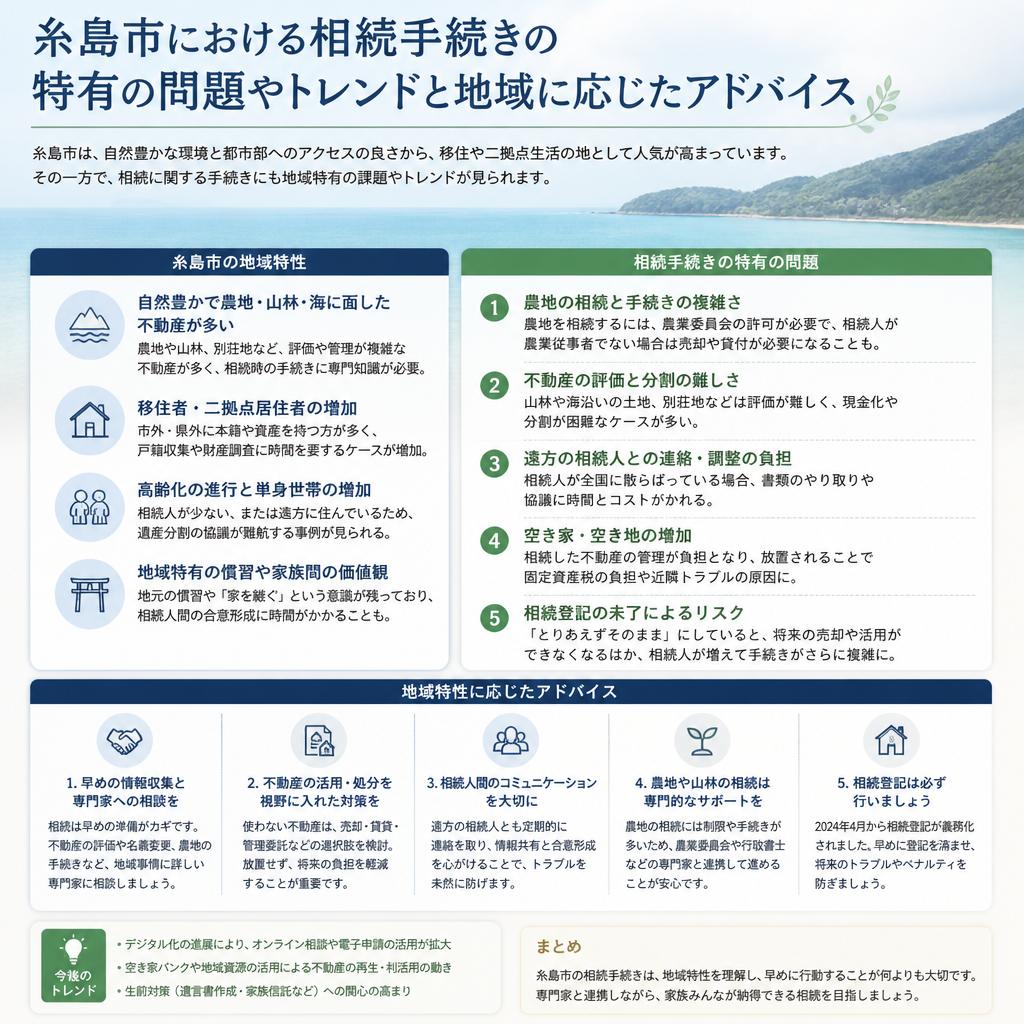 糸島市の相続手続きの現状
