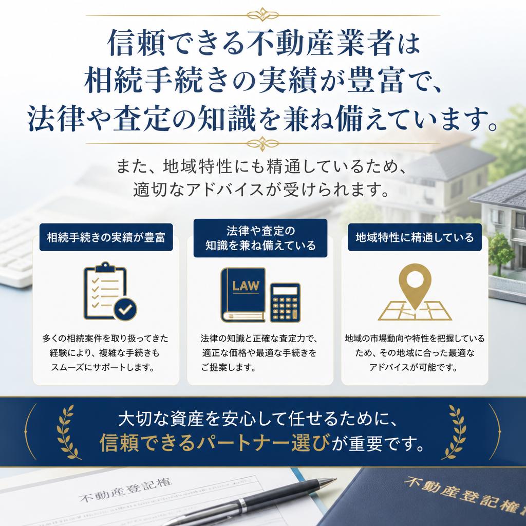 相続手続きに強い不動産業者の特徴