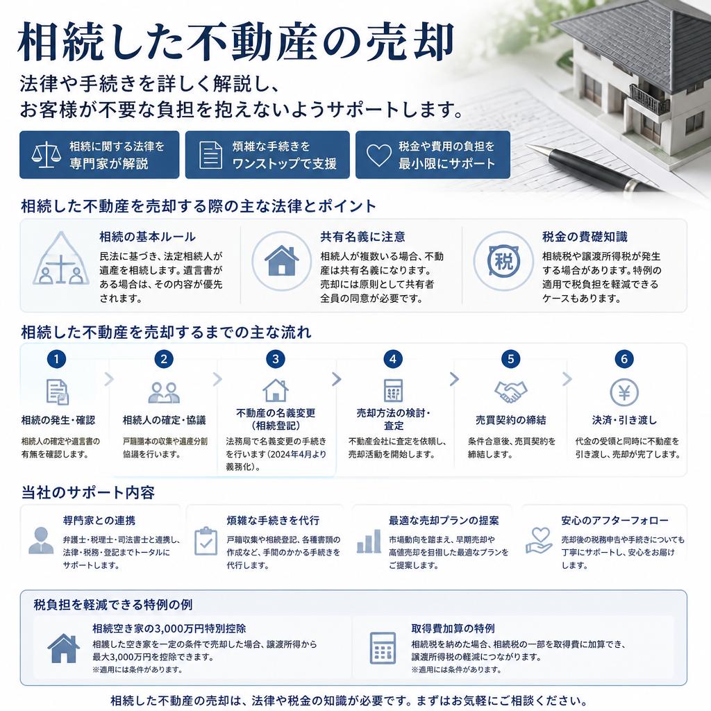 相続による売却のポイント