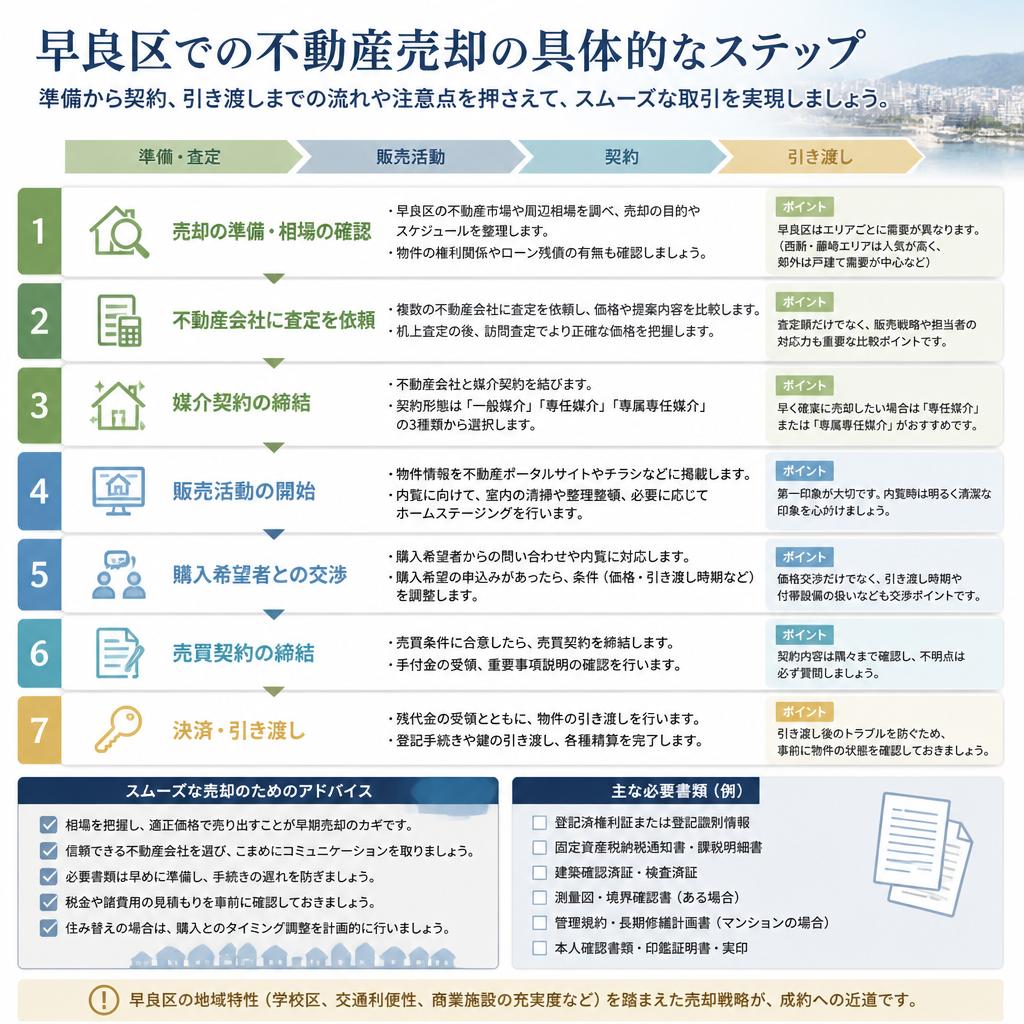 成功する売却の為のステップ