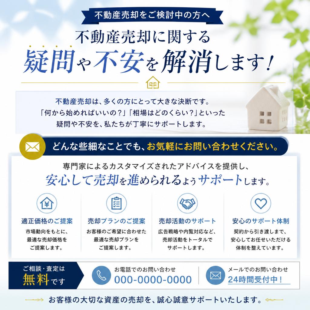 お問い合わせはお気軽に！