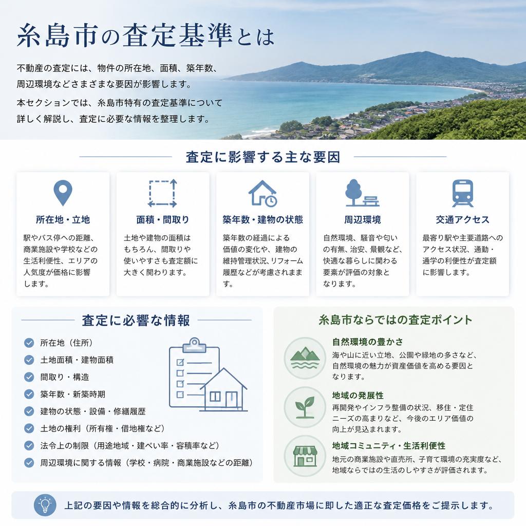 不動産査定基準とは？