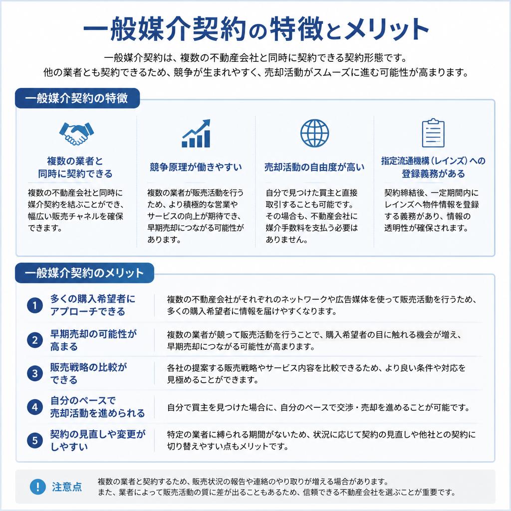 一般媒介契約：柔軟な選択肢を提供