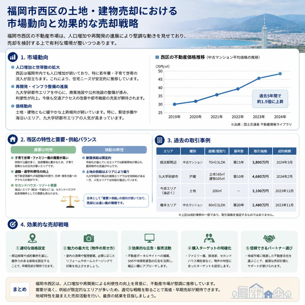 福岡市西区の不動産市場の特性