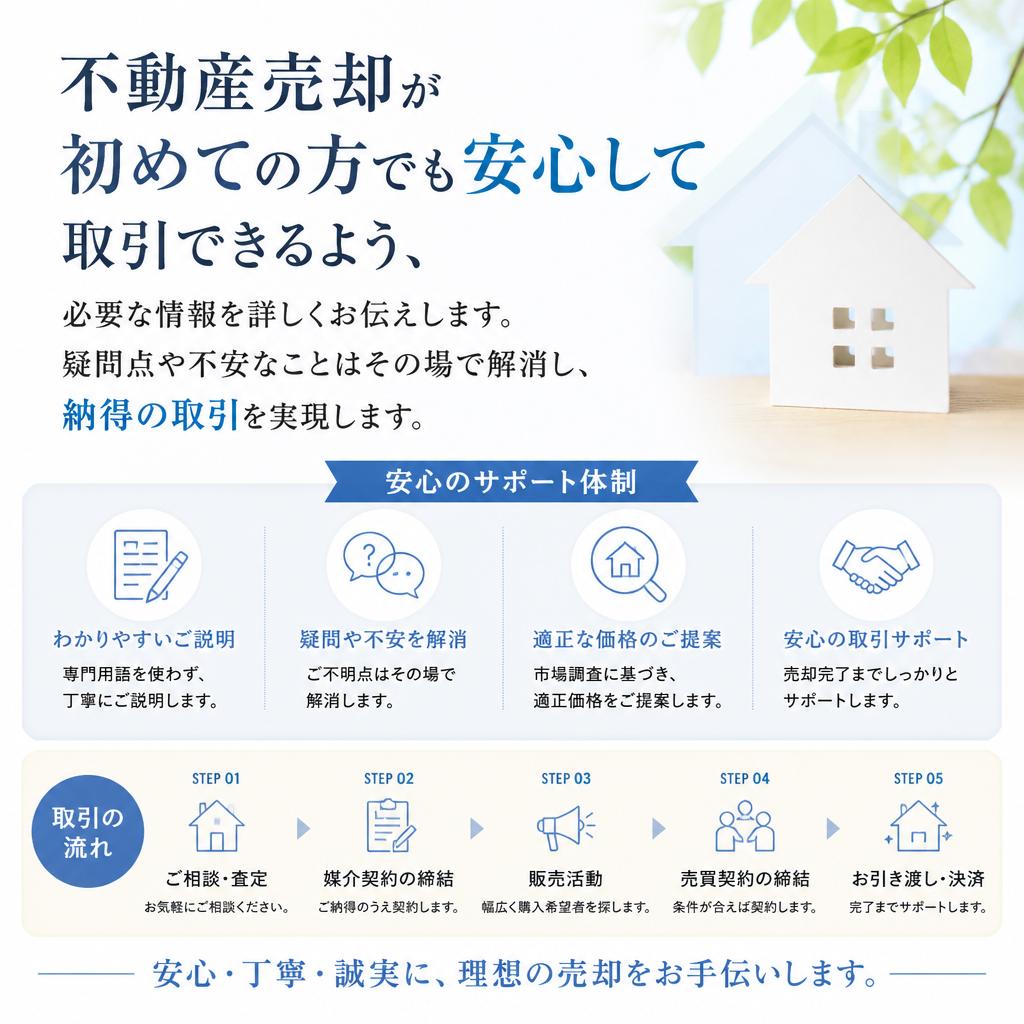 3. 初めてでも安心、安全な取引