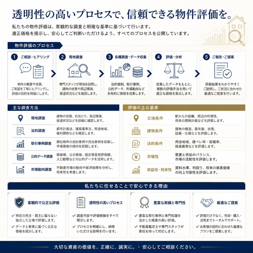 不動産評価の透明性と信頼性
