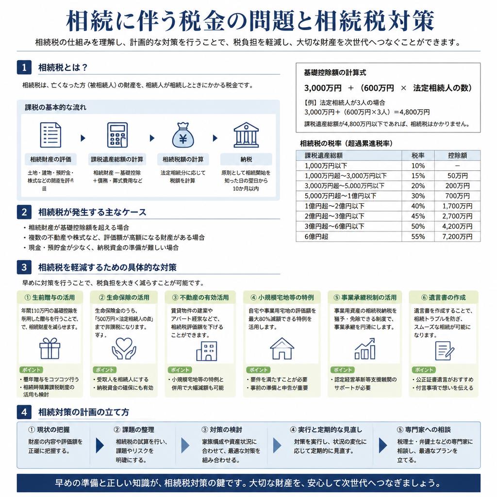相続税対策を忘れずに