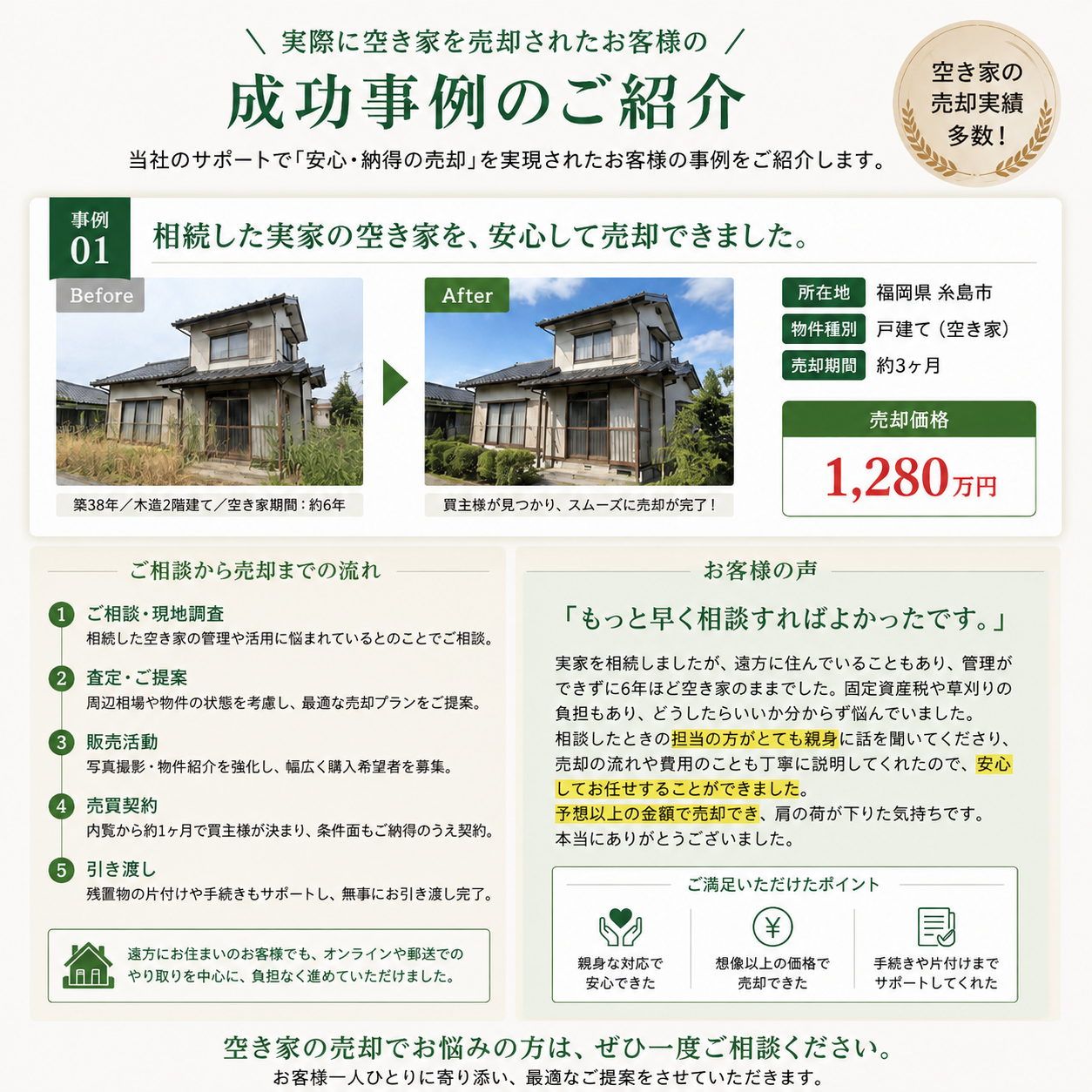 売却依頼をするメリットとは？