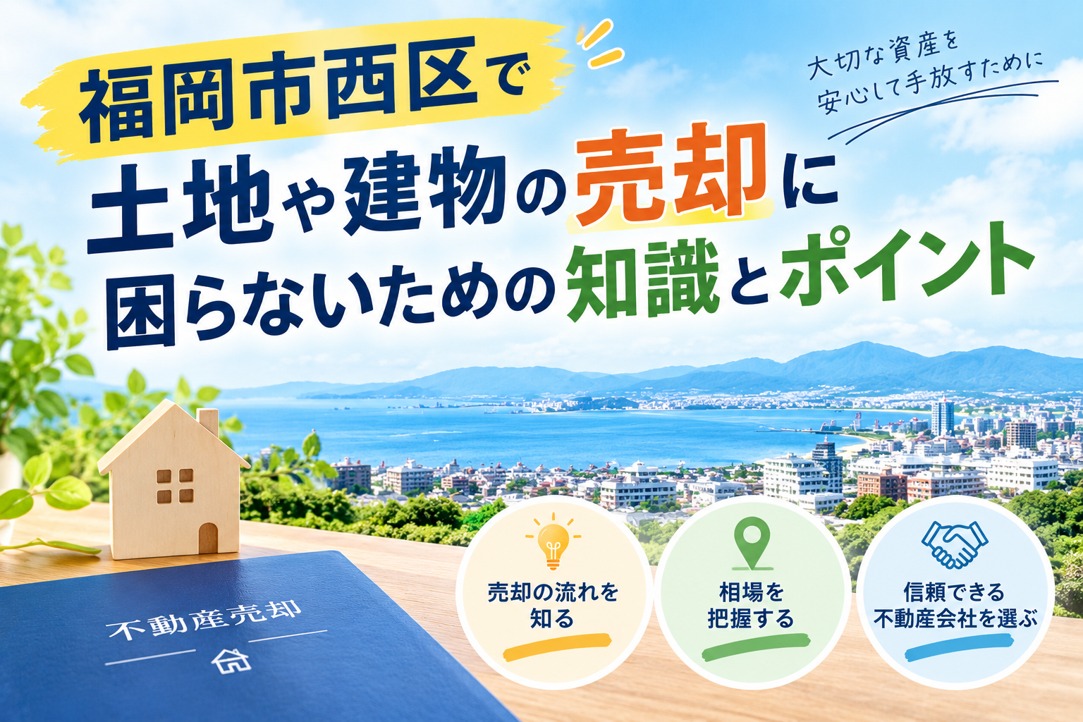 福岡市西区で土地や建物の売却に困らないための知識とポイント